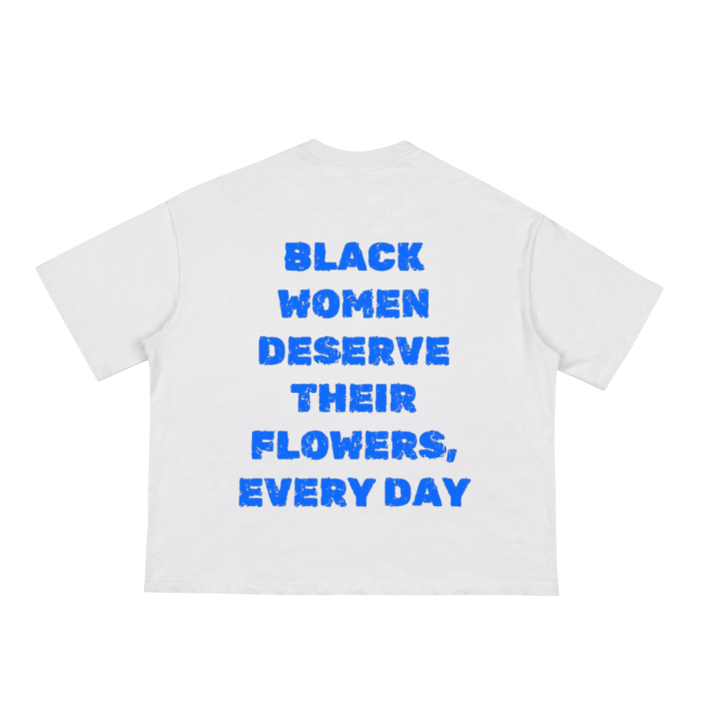 FLOWERS + (BOXY TEE)